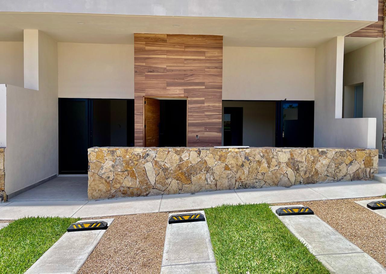 Los Cabos Brisas Del Tezal Ready for delivery! Brisas del Tezal ground-floor condo featuring 2 bedrooms and 2 bathrooms in an exclusive low-density community of 36 units across two 4-story elevator buildings. Located minutes from Medano Beach and downtown Cabo. Showcases excellent construction quality and craftsmanship from the developer, including parota wood carpentry and a large, solid front door. Features rare 3.7 meter-12.4 ft high ceilings, creating an exceptional sense of space and light, marble flooring throughout, spacious balcony, granite countertops and backsplash in the kitchen, pantry, bathrooms with marble showers to the ceiling, wall-to-wall closets, and a laundry room with space for side-by-side washer and dryer, plus manual washing area and storage. Equipped with 1-ton A/C mini-splits in each bedroom and two in the living area.Enjoy sunset for sale