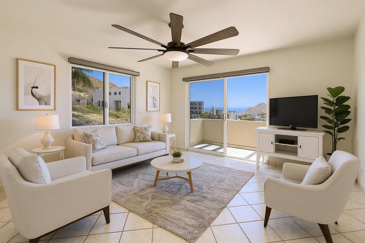 Los Cabos El Descanso Ii Top-floor corner condo with ocean for sale