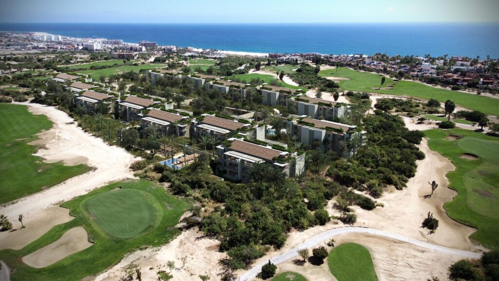 Los Cabos Larena Introducing LARENA, a family-oriented sanctuary nestled within the master-planned 550-acre community of Club Campestre in San Jose del Cabo. Surrounded on all sides by the renowned 18-hole Nicklaus Design golf course, LARENA is a pre-construction luxury residential oasis showcasing 78 exclusive residences and penthouses across 13 architecturally striking buildings. Capturing breathtaking ocean, golf and sunset โ Club Campestre, San Jose del Cabo, BS