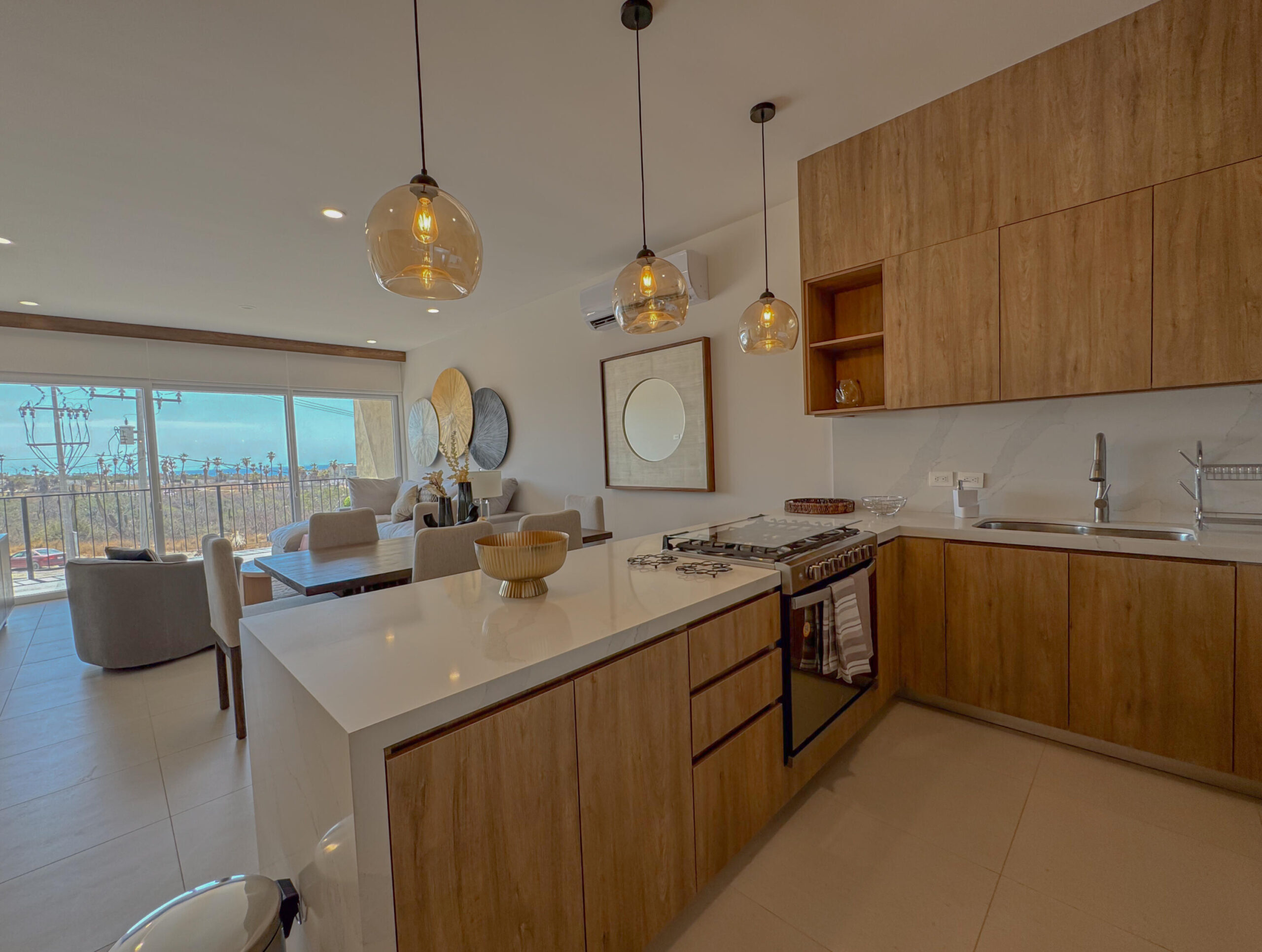 Los Cabos Cuatrovientos Brand new, fully furnished, never lived in or rented, turn key unit! This beautiful 2 bedroom, 2.5 bath unit is the BEST offer in Cuatrovientos! Great partial ocean for sale
