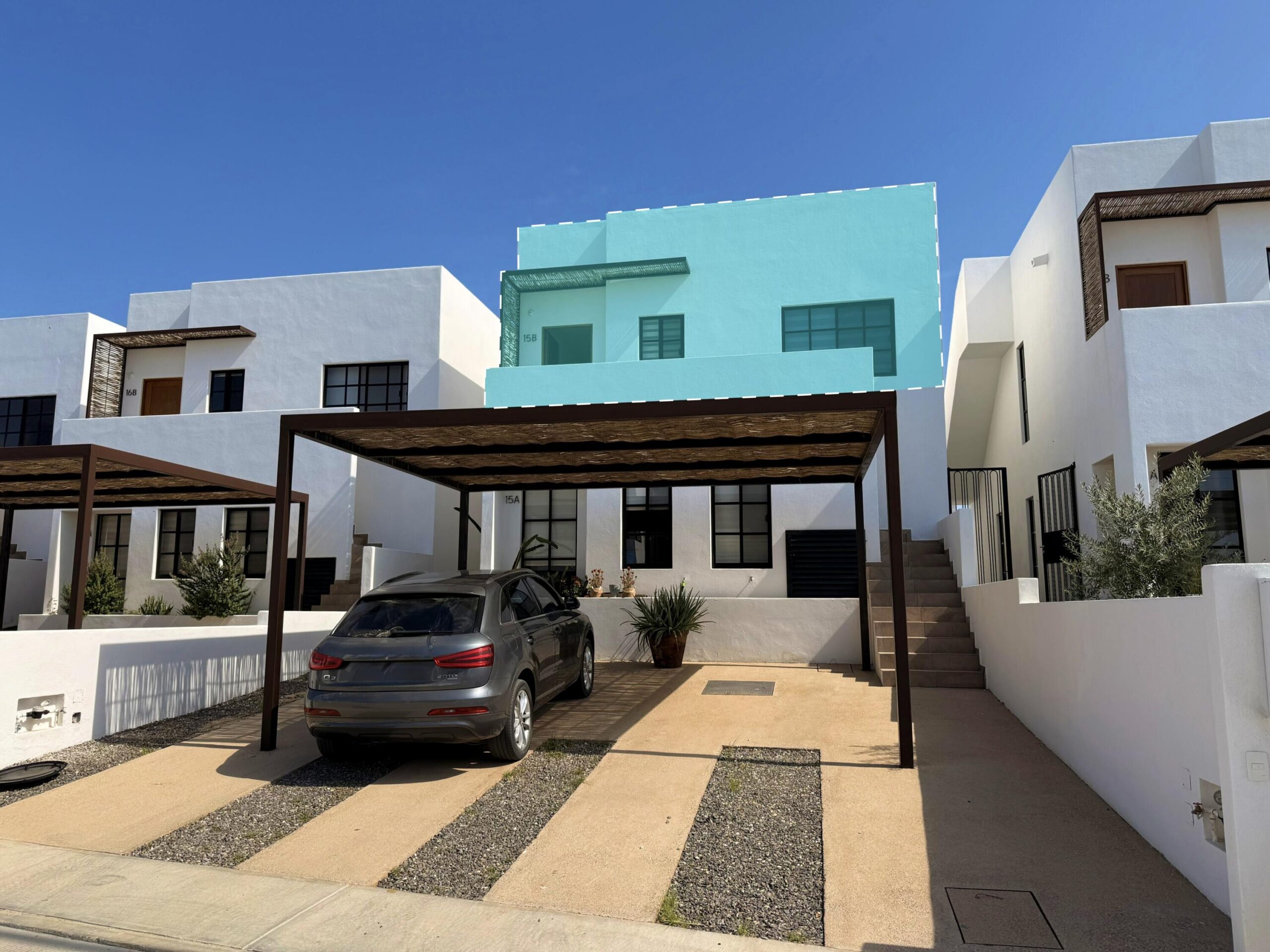 Los Cabos Rivieri Experience Mediterranean-inspired luxury in this enchanting 2-bed, 2-bath Positano Penthouse. With 86 m² of thoughtfully designed interior space and direct access to a private 60 m² rooftop terrace, enjoy sweeping ocean, sunset, and city for sale