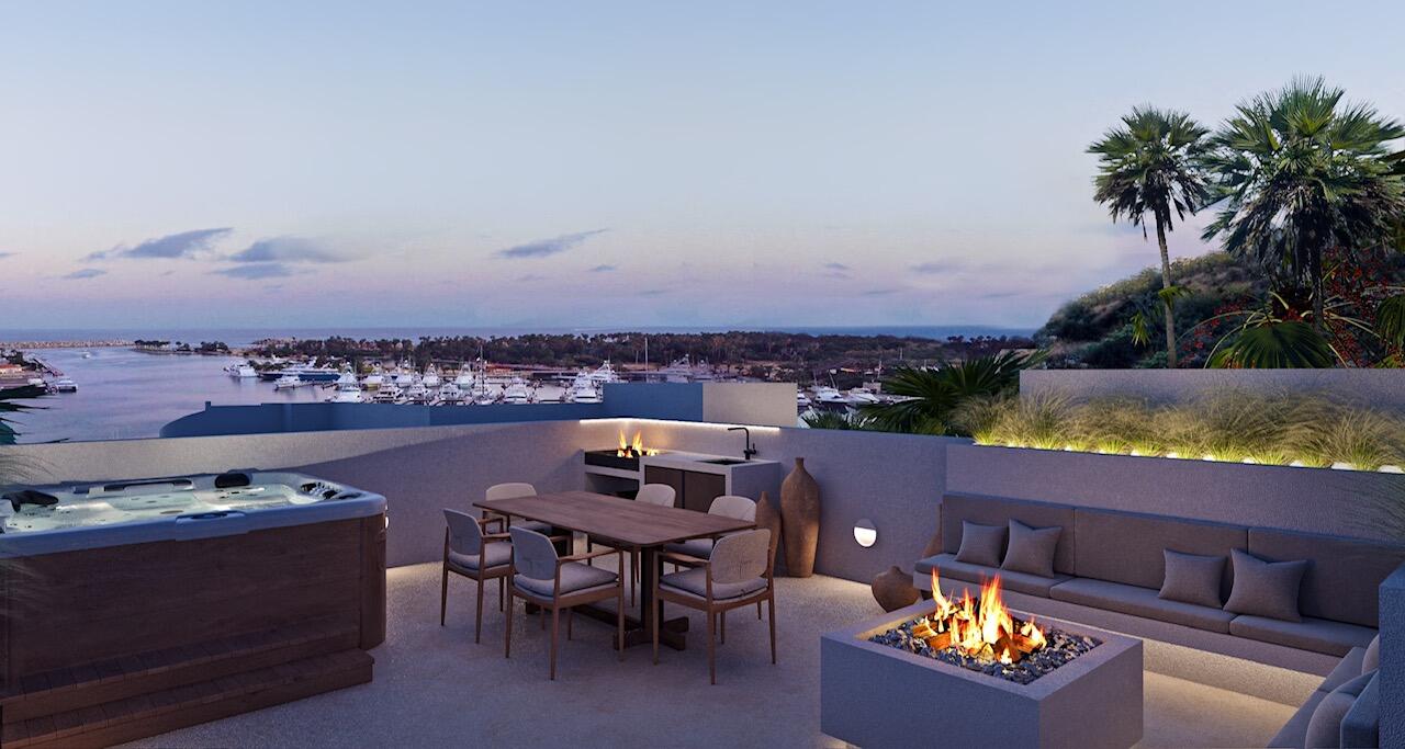 Los Cabos Cabo Cortez Welcome to Cabo Cortez, an intimate collection of just 16 boutique residences offering the ultimate in modern luxury beside the San Jos� del Cabo Marina. Designed with elegance and sophistication, these residences place you steps from the yachts, fine dining, and vibrant energy of the marina's heart. Residents enjoy curated amenities including a resort-style pool, firepits, zen garden, wine lounge with private lockers, gym, and underground enclosed parking with individual storage units. Each home is delivered with SMEG kitchen appliances, refined finishes, a Big Green Egg BBQ, and its own private jacuzzi. From your terrace, take in tranquil for sale