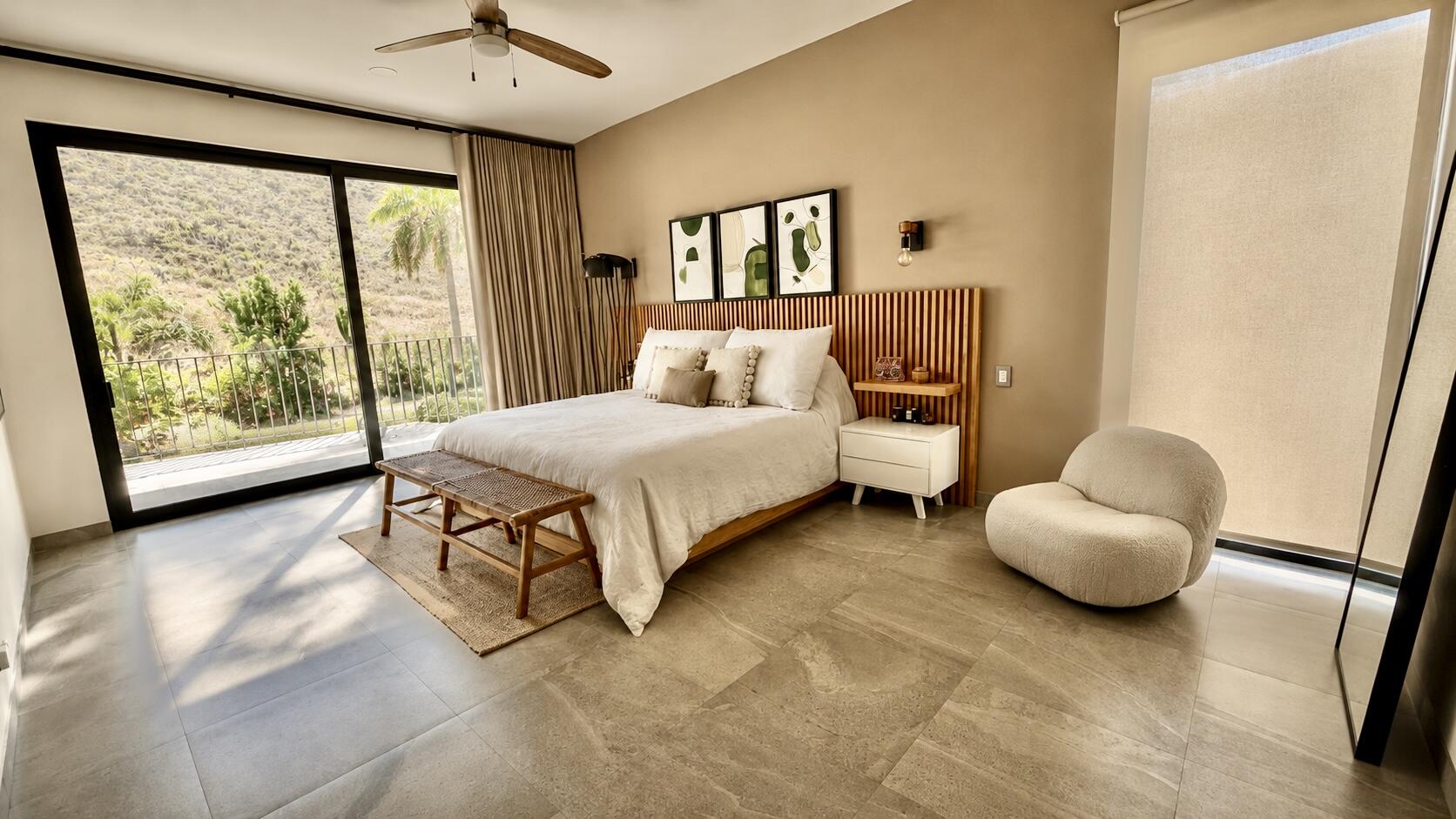 Los Cabos Miro Los Cabos BEST PRICED CONDO IN MIRO LOS CABOS , WHERE STYLE, VALUE & CABO LIVING COME TOGETHER.Some properties simply feel right the moment you walk in... and Condo Catalan 3B is one of them.Perched on the third floor in the sought-after MIRO Los Cabos community, this beautifully furnished 2-bedroom, 2-bath residence captures the essence of relaxed luxury in Cabo's prestigious Sunset area, right beside the exclusive Quivira community.From the moment you enter, warm natural light, tasteful modern décor, and an effortless indoor-outdoor flow create a sense of comfort and tranquility. Step onto your private balcony and take in sweeping mountain for sale