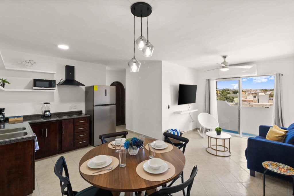 Los Cabos La Isla 2 bedroom2 full bathswith private roof top with BBQ and pergola! If you are looking for and investment, this is perfect the perfect location. Price in pesos – Monserrat, Cabo San Lucas, BS