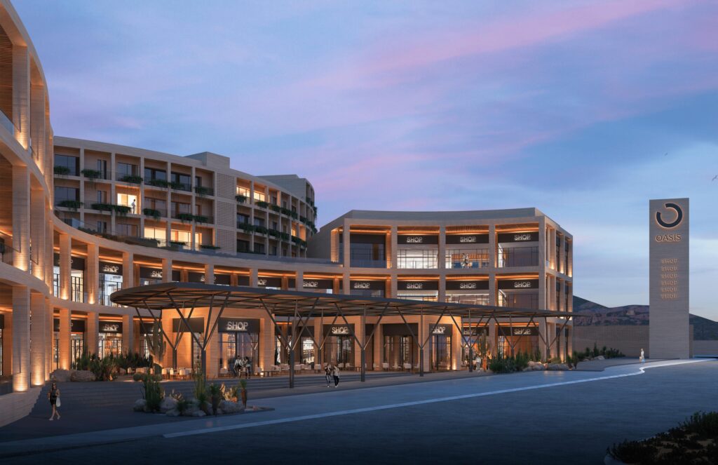 Los Cabos Oasis Oasis San José is a unique mixed-use development in one of the fastest-growing areas of San José del Cabo. Combining a modern commercial plaza with retail spaces for lease from 30 to 723 m² and pre-sale 1 & 2-bedroom residences, it offers strong investment potential and long-term appreciation.Strategically located on Blvd. Forjadores, next to G20 and just 20 minutes from Los Cabos International Airport, Oasis blends connectivity, lifestyle, and convenience.Amenities include a pool, gym, pickleball court, café, BBQ areas, social terraces, green spaces, kids areas, pet zone, and more.Delivery:• Tower G: 18 months• Tower A: 20 months – Oasis San José, San Jose del Cabo, San Jose del Cabo, BS