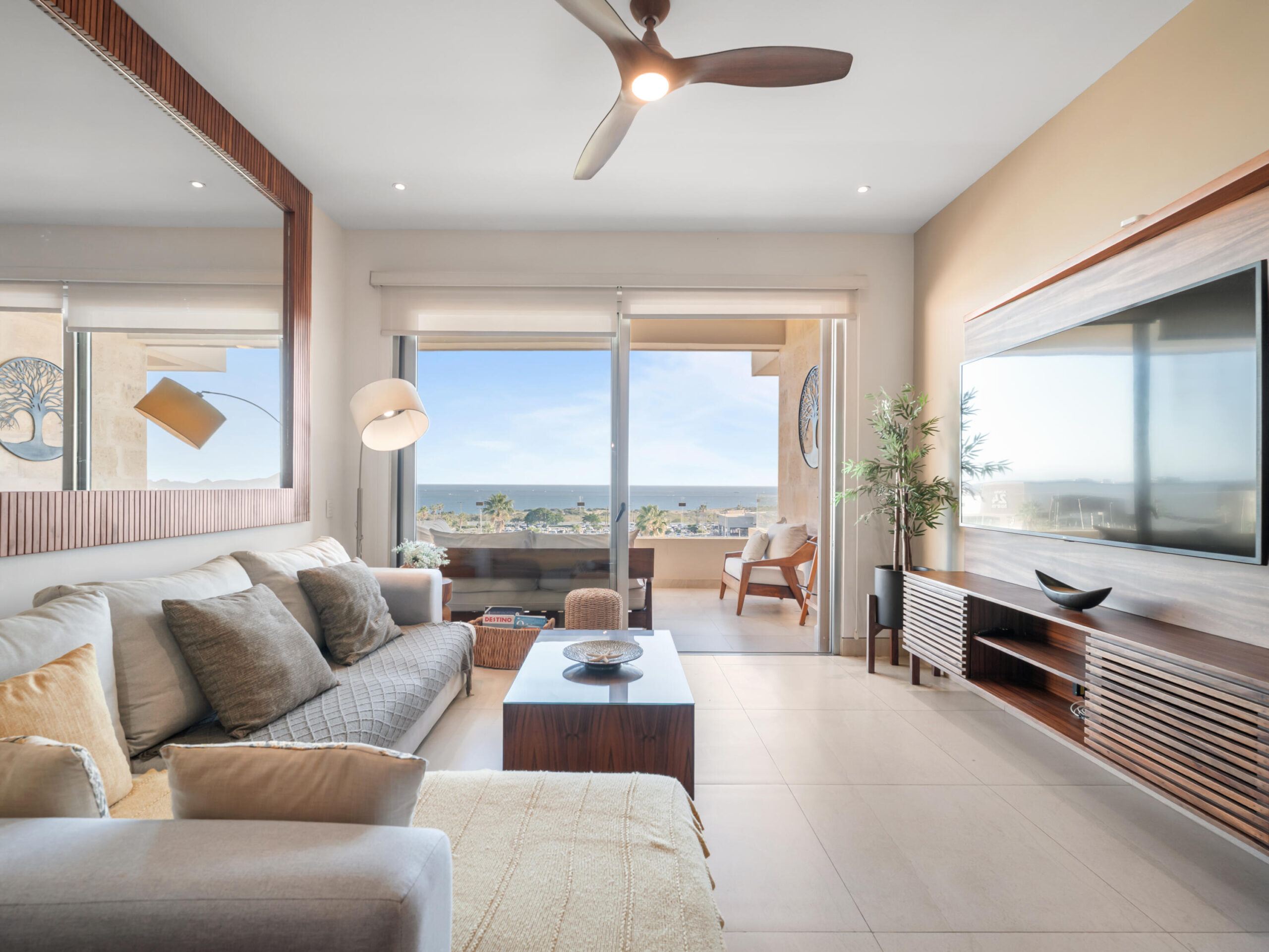 Los Cabos Vista Vella Ii Vista Velas Residential Condos, Cabo San Lucas, where modern comfort meets one of the most desirable locations in Los Cabos.This beautifully designed 2 bedroom, fully furnished and turnkey residence in Phase II offers elegant interiors, an open concept living area filled with natural light, and a contemporary kitchen equipped with top of the line appliances. Thoughtfully upgraded, the residence also features hurricane shutters, a water filtration system, and automated acc with smart energy saving detection technology.What truly sets this property apart is that it is one of the few residences within the community offering a full, unobstructed for sale