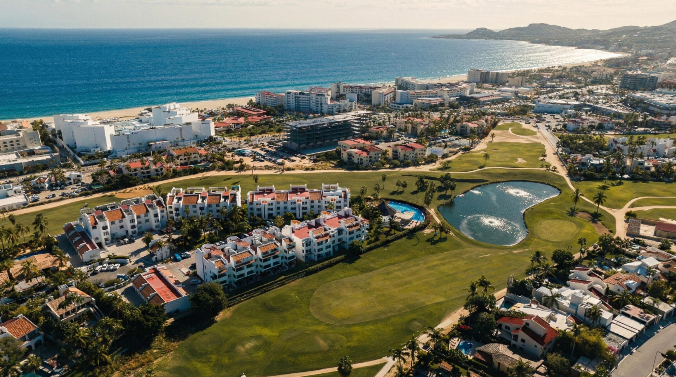 Los Cabos Peninsula A unique penthouse opportunity at the Peninsula Golf Course Condominium, ideally situated in the Hotel Zone of San Jose del Cabo.Prime ocean-side location within the complex, situated on a no-thru road surrounded by the golf course. The unit is within walking distance of the beach, Plaza Pescador, Old and Magic Town, the Art District Walk, and numerous restaurants.This unit features two bedrooms, two bathrooms, and an open-concept living area leading to a large outdoor patio with ocean for sale