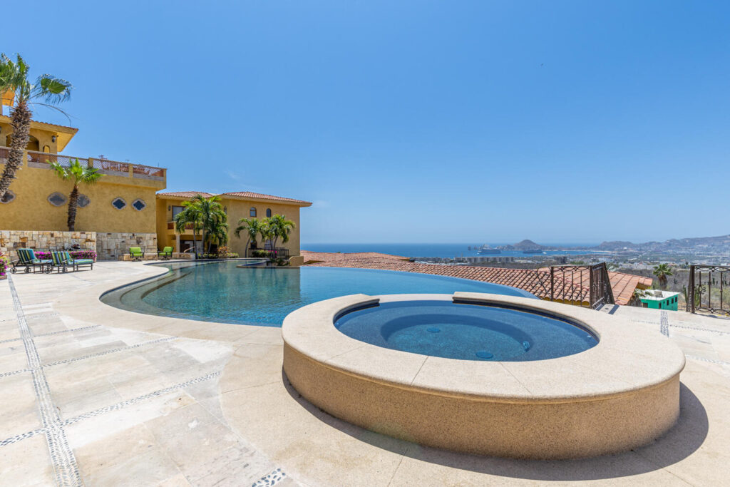 Los Cabos Rancho Par-El Cielito Townhome that lives like a single family home, with a large private garden and multiple terraces that give it a lot of outdoor space and separation. The garden has fruit-bearing trees that bring a natural, lived-in feel and has been upgraded, making it one of the standout features of the property. Located in El Cielito within Rancho Paraiso, in the heart of El Tezal, the community has only 22 residences and does not allow short term rentals, which keeps it quiet and private. Good indoor outdoor flow, ocean – Rancho Paraiso, Cabo Corridor, BS