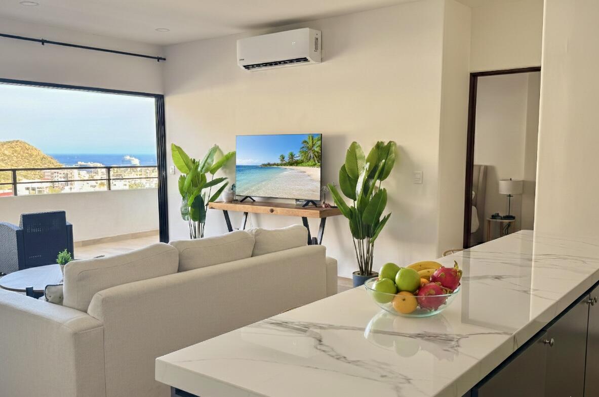 Los Cabos Three Point Tower Stop dreaming about the Cabo lifestyle and start living it! This isn't just a condo; it's your front-row seat to the best of Sunset CSL. Located in the fresh and modern Three Point Tower (built in 2023), Condo 202 comes fully loaded and ready for move-in. We're talking 2 bedrooms, 2 bathrooms, and a private terrace that serves up those gorgeous ocean for sale