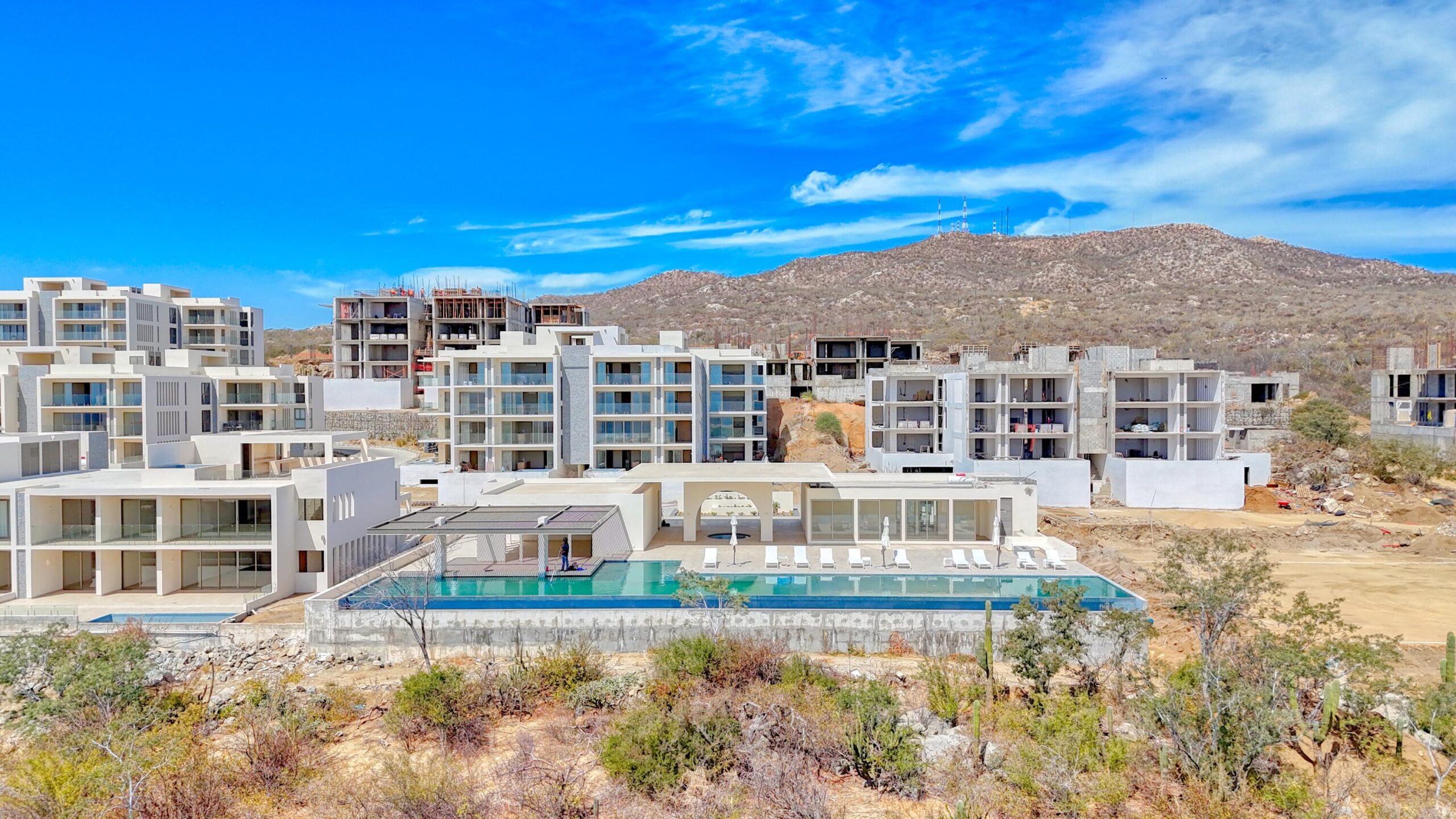 Los Cabos Cabo Costa Step into MAREA101, a beautifully designed 2-bedroom, 2.5-bathroom condo on the elevated ground floor of Cabo Costa, offering the comfort of single-level living with the advantage of Baja and ocean for sale
