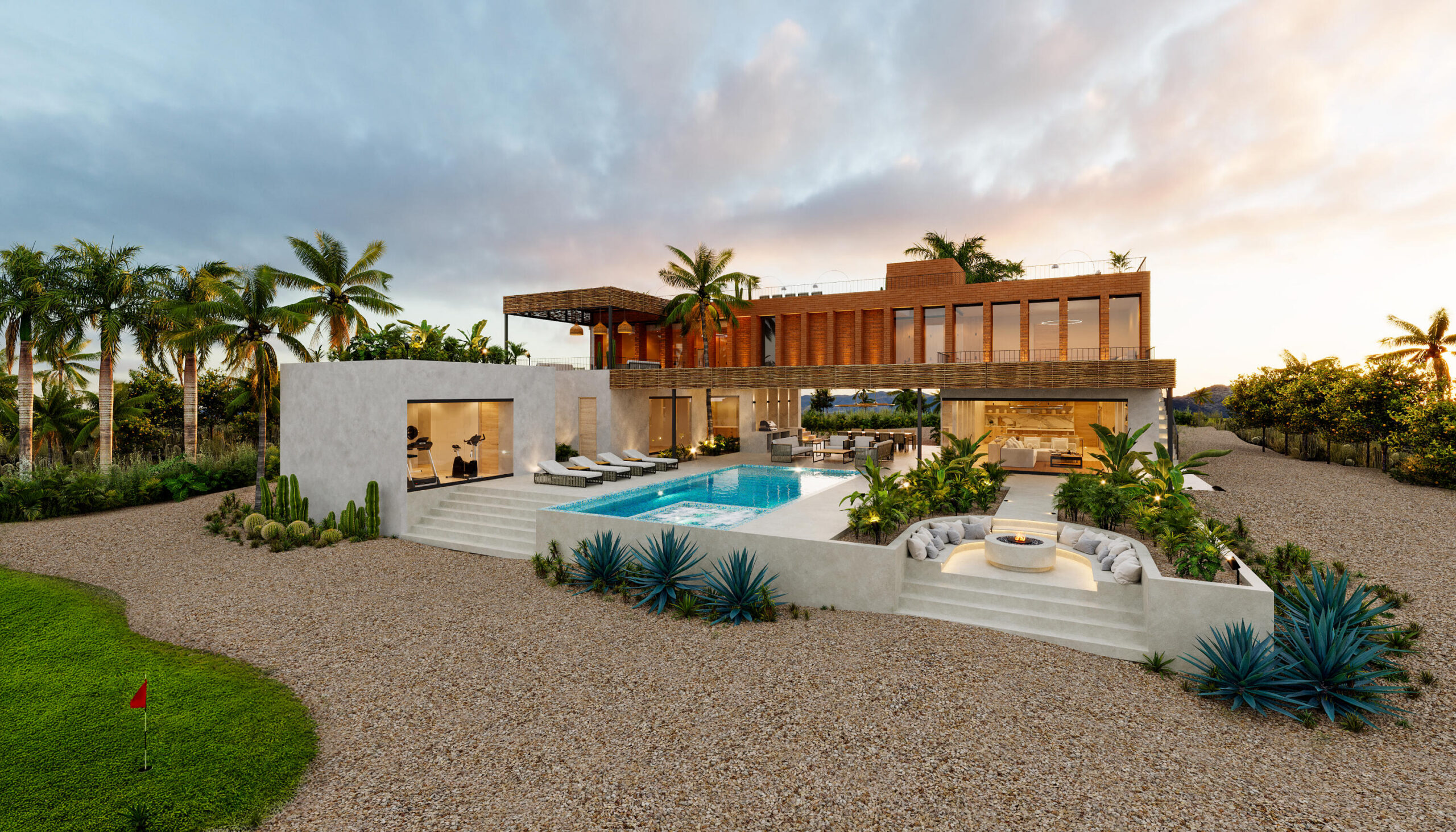 Los Cabos Section 22f- La Montana Experience an intimate collection of five single-family residences with mountainand arroyo for sale