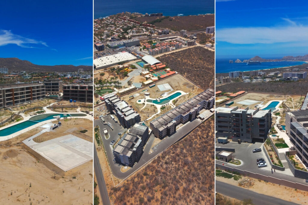 Los Cabos Tesoro Not all luxury condos are created equal. This extraordinary end-unit residence at Tesoro Resort stands apart as one of the most unique offerings in Cabo San Lucas.Boasting approximately 1,800 square feet of bright, open living space, this two-bedroom, two-bath condominium features an oversized primary suite, dedicated laundry area, and a spacious floor plan designed to capture the energy and beauty of the marina from nearly every angle.The true showpiece is the spectacular palapa-covered terrace--one of the largest private outdoor living spaces in the marina. Complete with a custom Jacuzzi, this incredible outdoor retreat functions as a second living room, dining area, and entertainment space all in one. From sunrise to sunset, enjoy commanding – Lumaria calle camino solaria, Cabo Corridor, BS