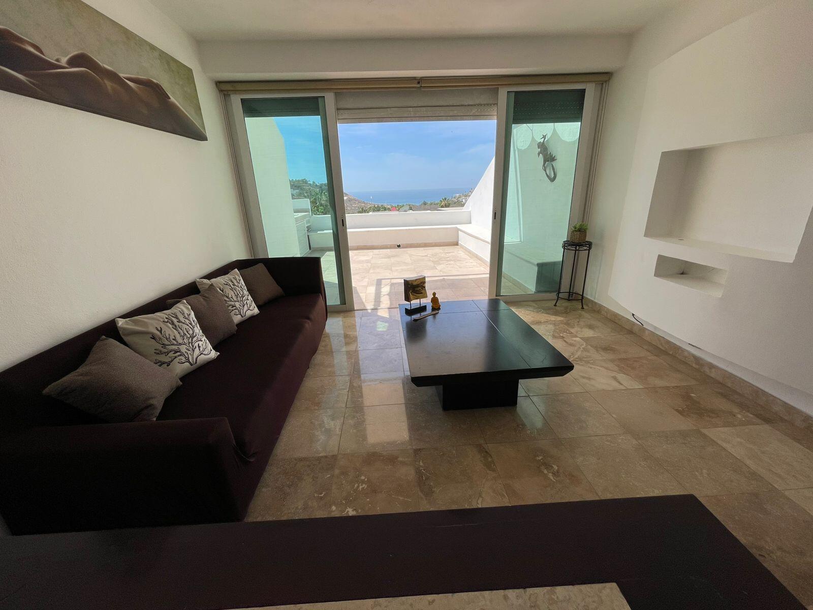 Los Cabos Punto Pedregal Experience the perfect blend of luxury living and exceptional investment potential at Punto Pedregal. This exclusive 3-bedroom penthouse is fully furnished, completely equipped, and move-in ready. Located within a private gated community of only eight residences, it features a spacious primary suite with a walk-in closet, two elegant bathrooms, an open-concept living area, private terrace, a laundry room, jacuzzi, and rooftop access with a pool overlooking the Cabo Marina. A proven Airbnb income producer, the property includes documented rental history from previous months, making it an outstanding turnkey investment ready to generate returns from day one. Just minutes from the marina, fine dining, and premier shopping. – Mónaco, Cabo Corridor, BS